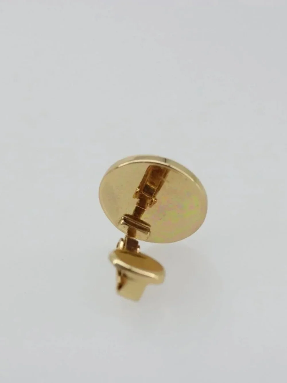 Christian Dior Earring metal Gold Tone Auth ka3906A